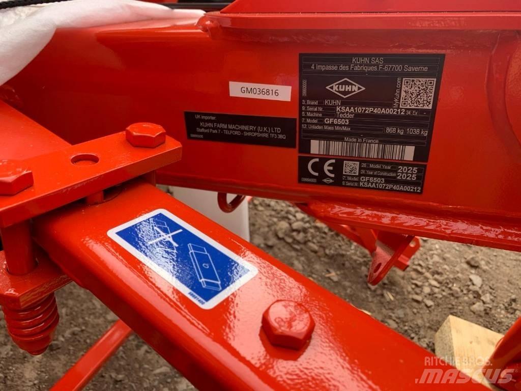 Kuhn GF6503 TEDDER Zgrabiarki i przetrząsacze