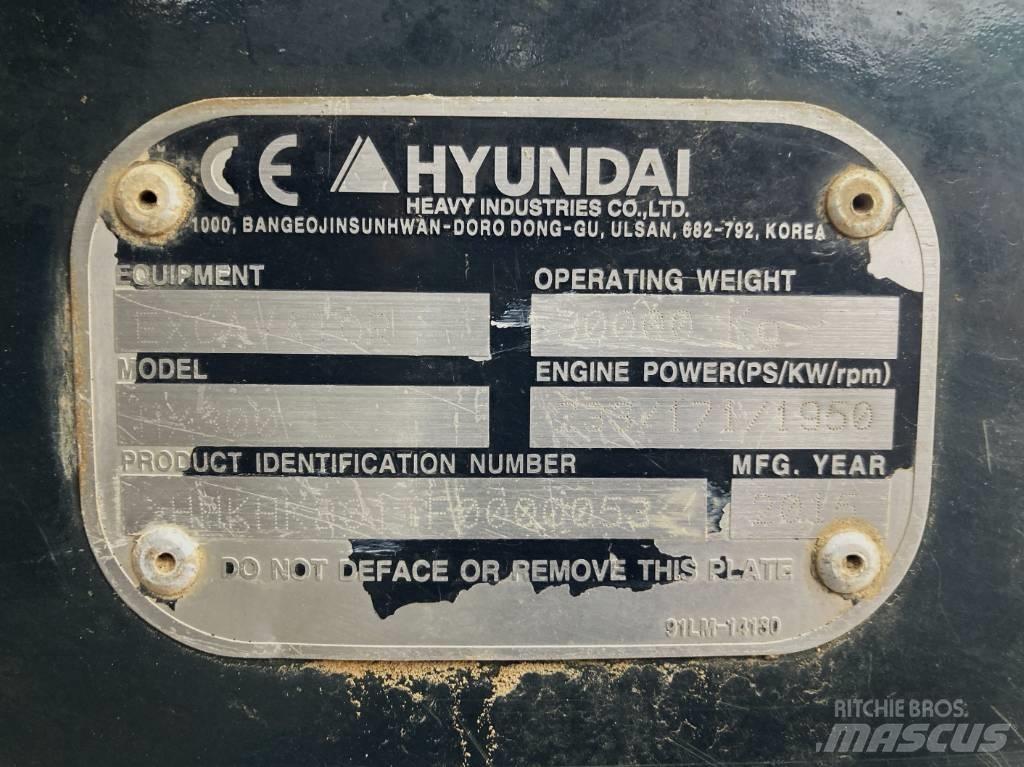 Hyundai HX 300 L Koparki gąsienicowe