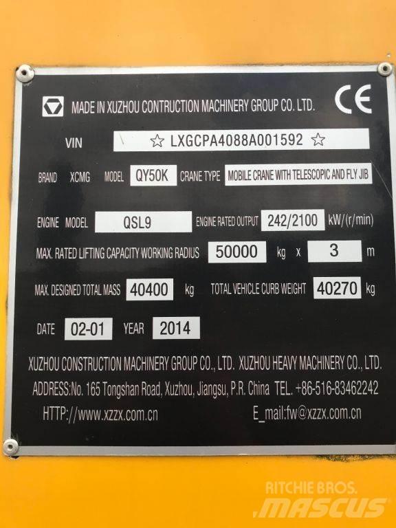 XCMG QY50K UNUSED Żurawie szosowo-terenowe