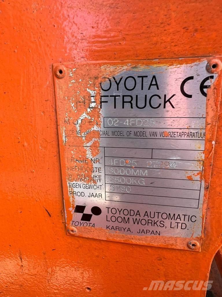 Toyota 02-4FD25 Wózki Diesla