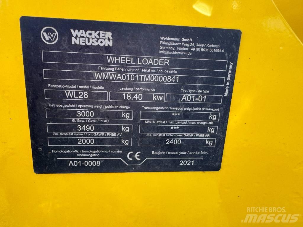 Wacker Neuson WL28 Ładowarki kołowe