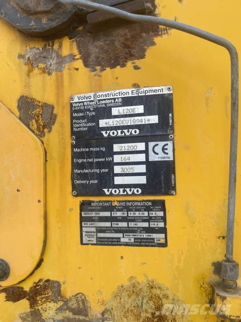Volvo L 120 E Ładowarki kołowe