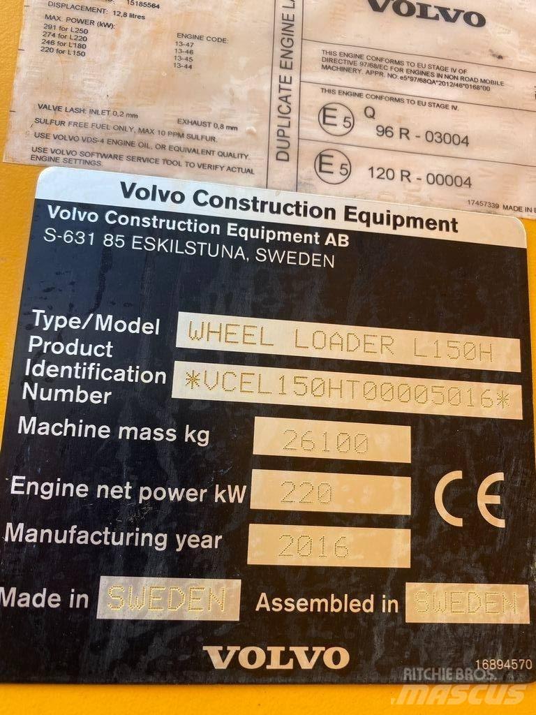 Volvo L 150 H Ładowarki kołowe