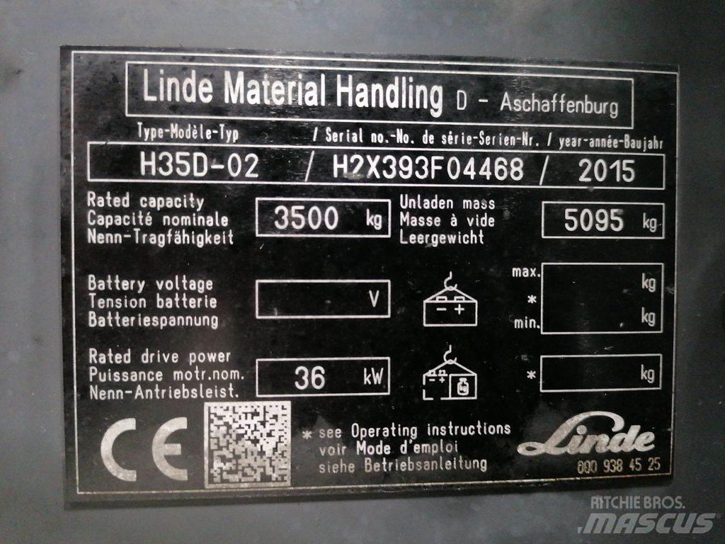 Linde H35D-02 Wózki Diesla