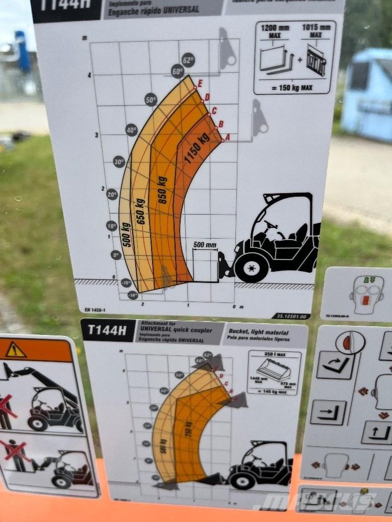 Ausa T 144 H Ładowarki teleskopowe