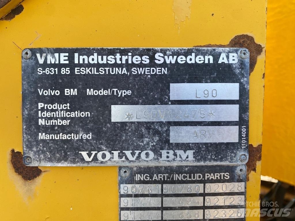 Volvo BM L 90 Ładowarki kołowe