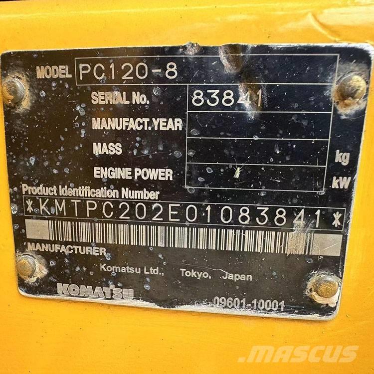 Komatsu PC 120-8 Koparki gąsienicowe