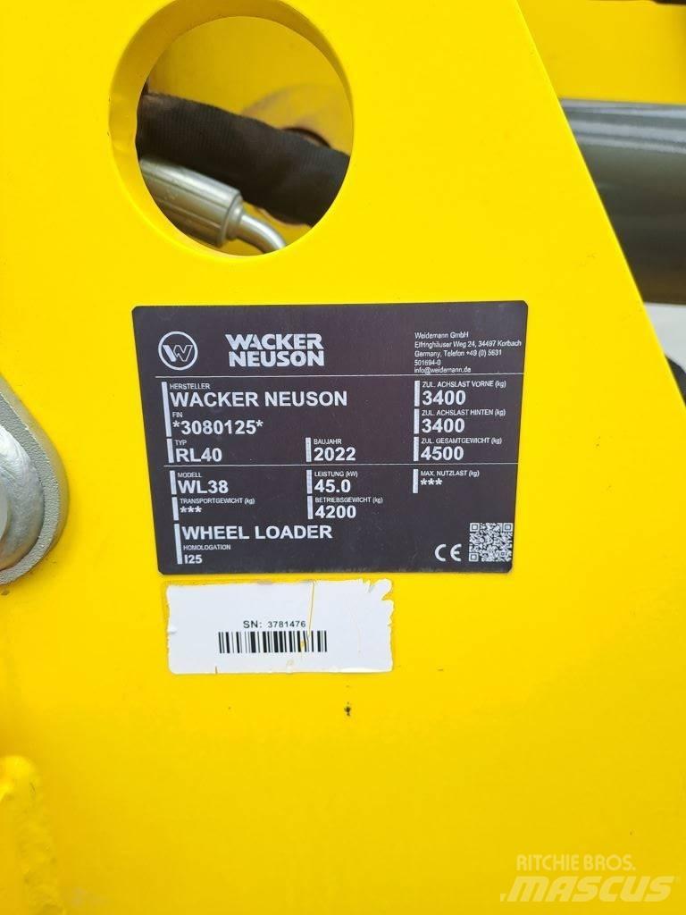 Wacker Neuson WL38 Ładowarki kołowe