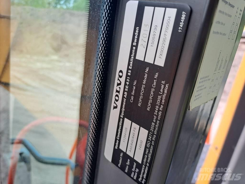 Volvo A45G Wozidła przegubowe