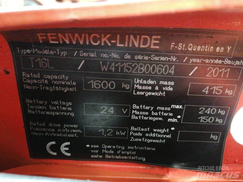 Linde T16L Wózki widłowe unoszące