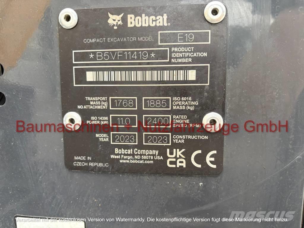 Bobcat E 19 Minikoparki