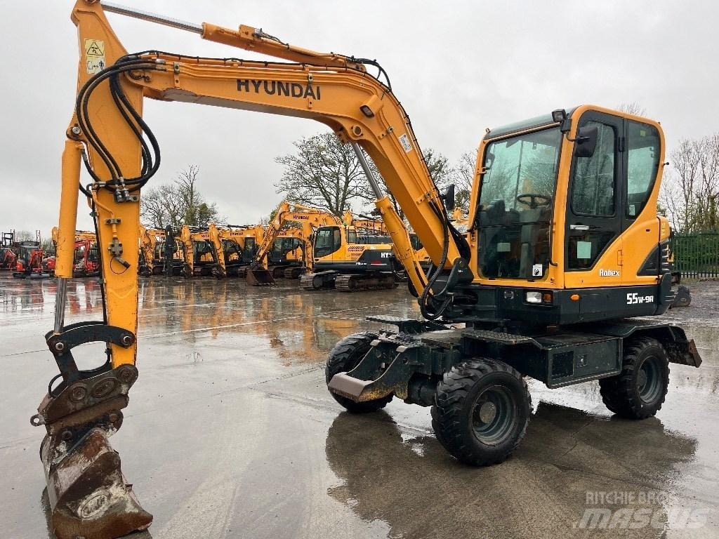 Hyundai R55W-9A Koparki kołowe