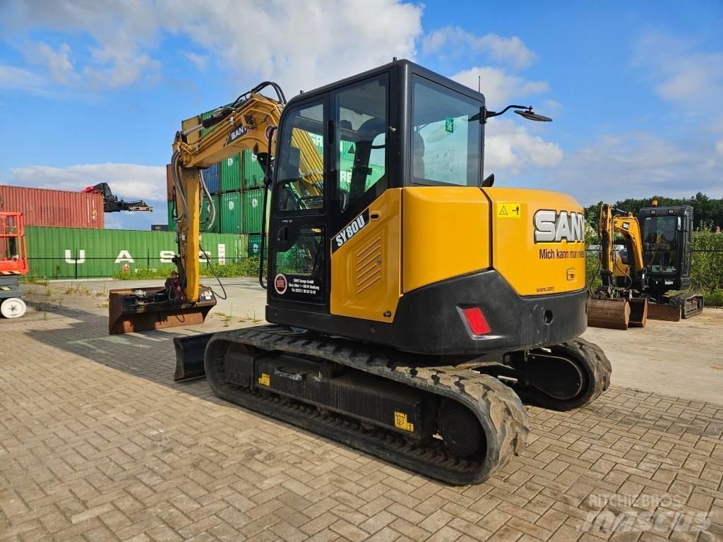Sany SY 80 U Midikoparki  7t - 12t