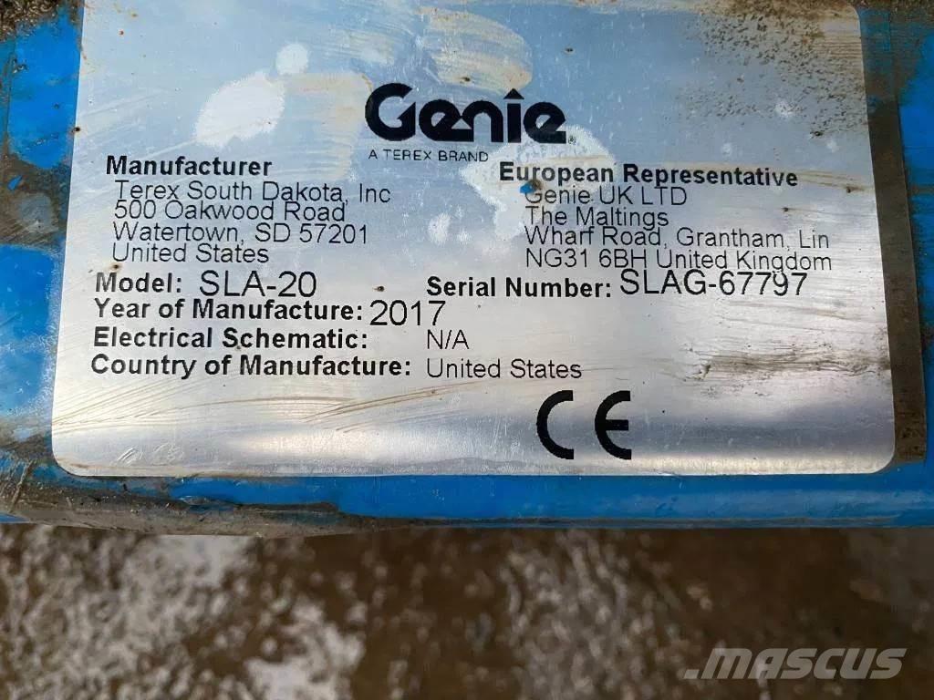 Genie SLA 20 Wózki widłowe unoszące z dyszlem