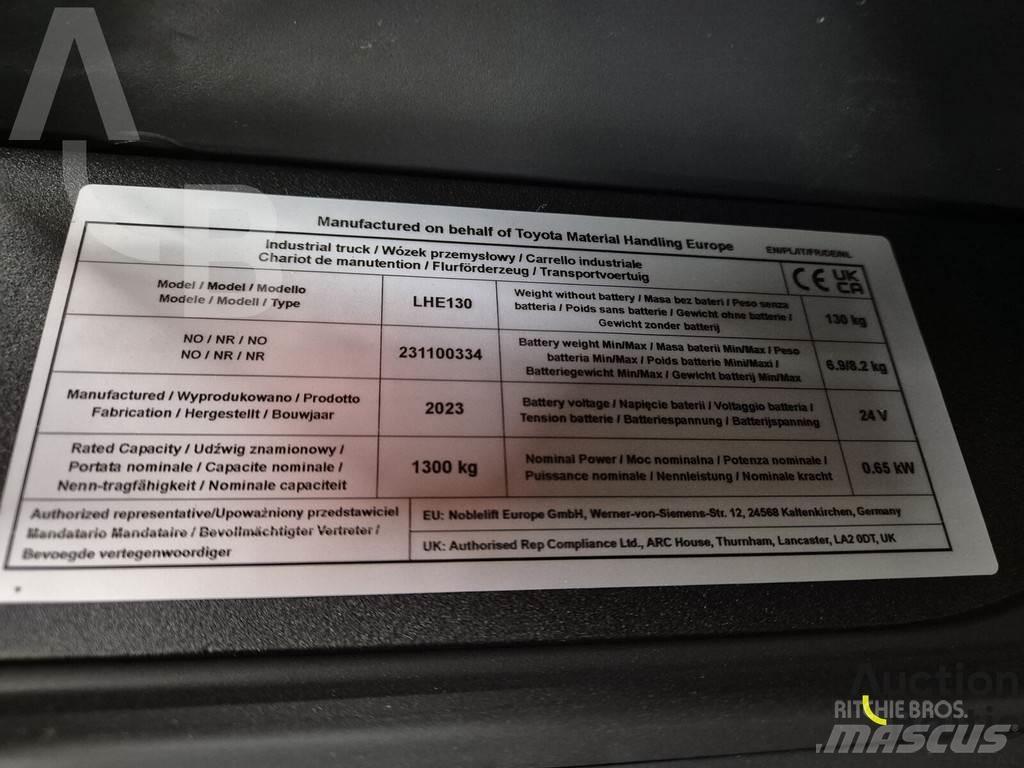 Toyota LHE130 Wózki wózki kompletacyjne średnio wysoko unoszące