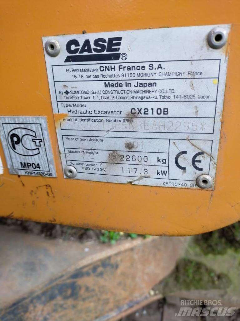 CASE 210 CX B Koparki gąsienicowe