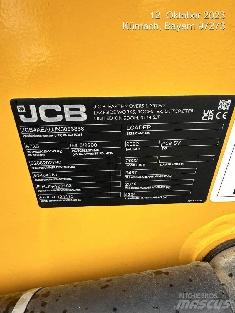 JCB 409 Ładowarki kołowe