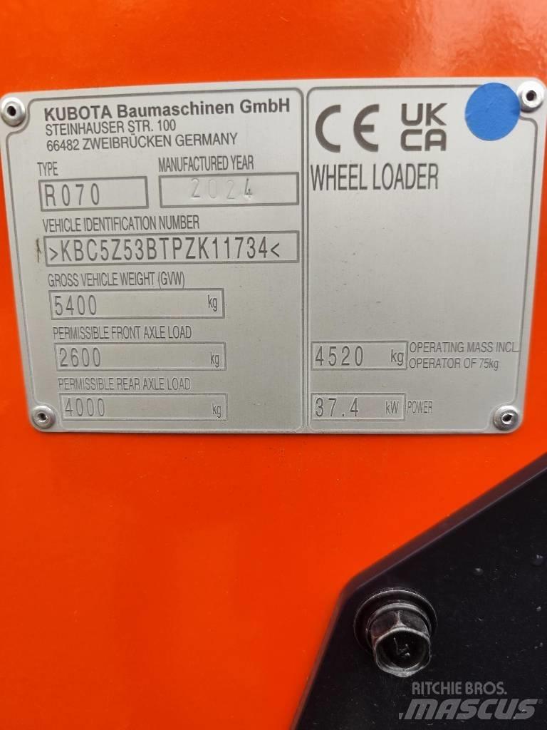 Kubota R 070 Ładowarki kołowe