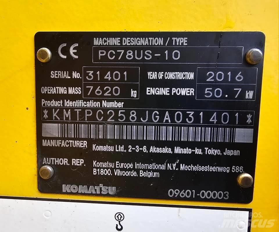 Komatsu pc78us-10 Minikoparki