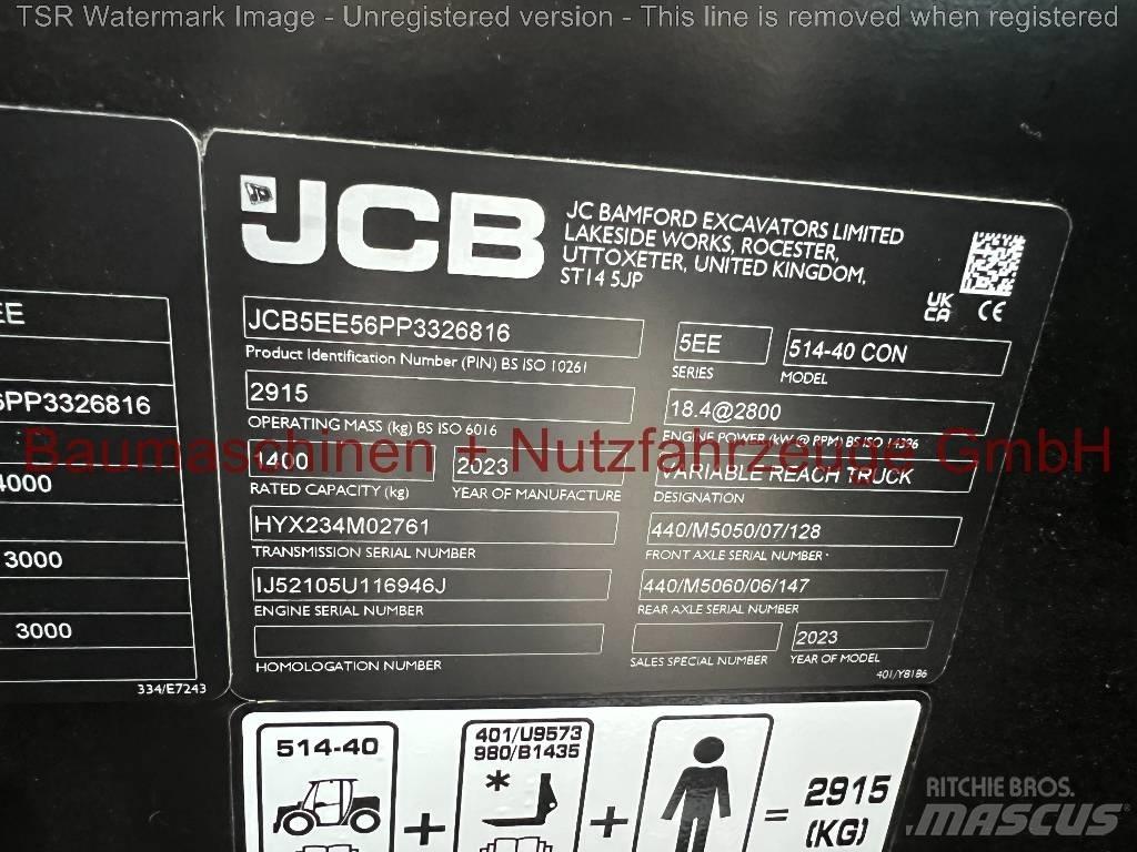 JCB 514-40 CTC -Demo- Ładowarki teleskopowe