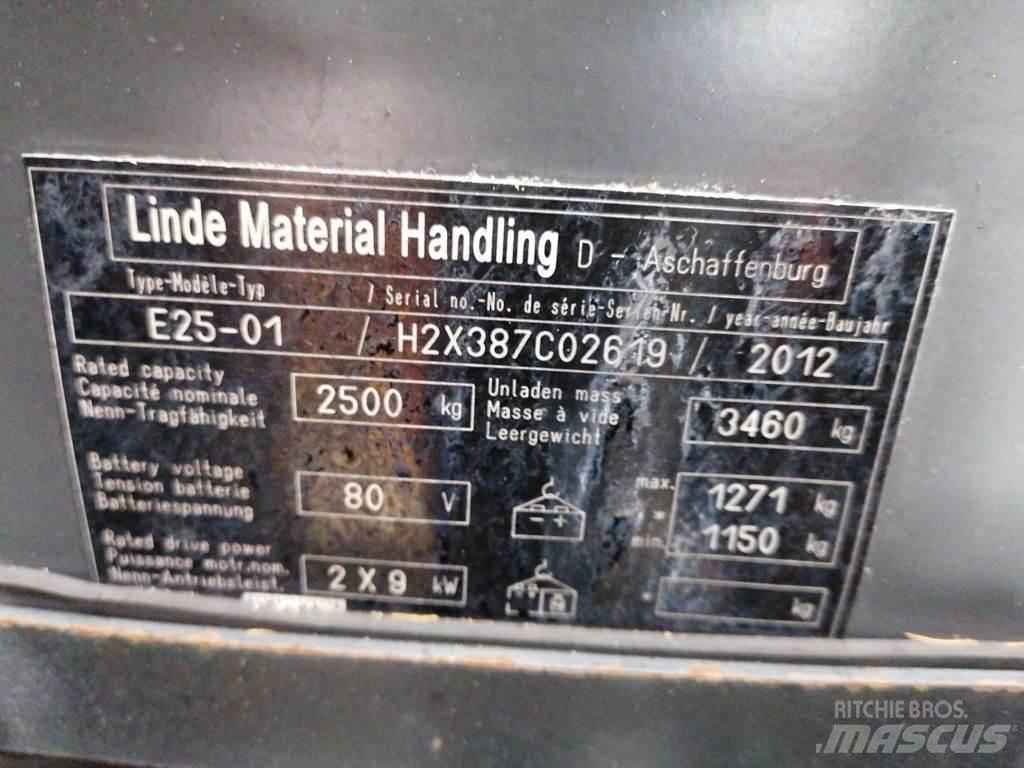 Linde E25-01 Wózki elektryczne