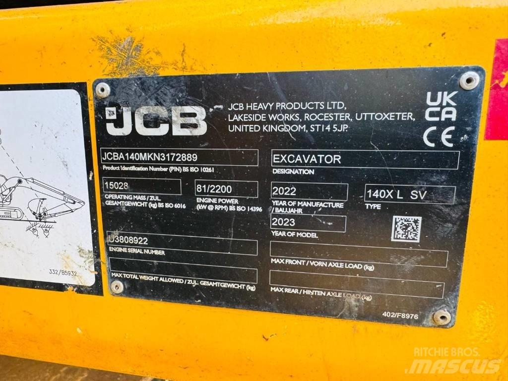 JCB 140 X Koparki gąsienicowe
