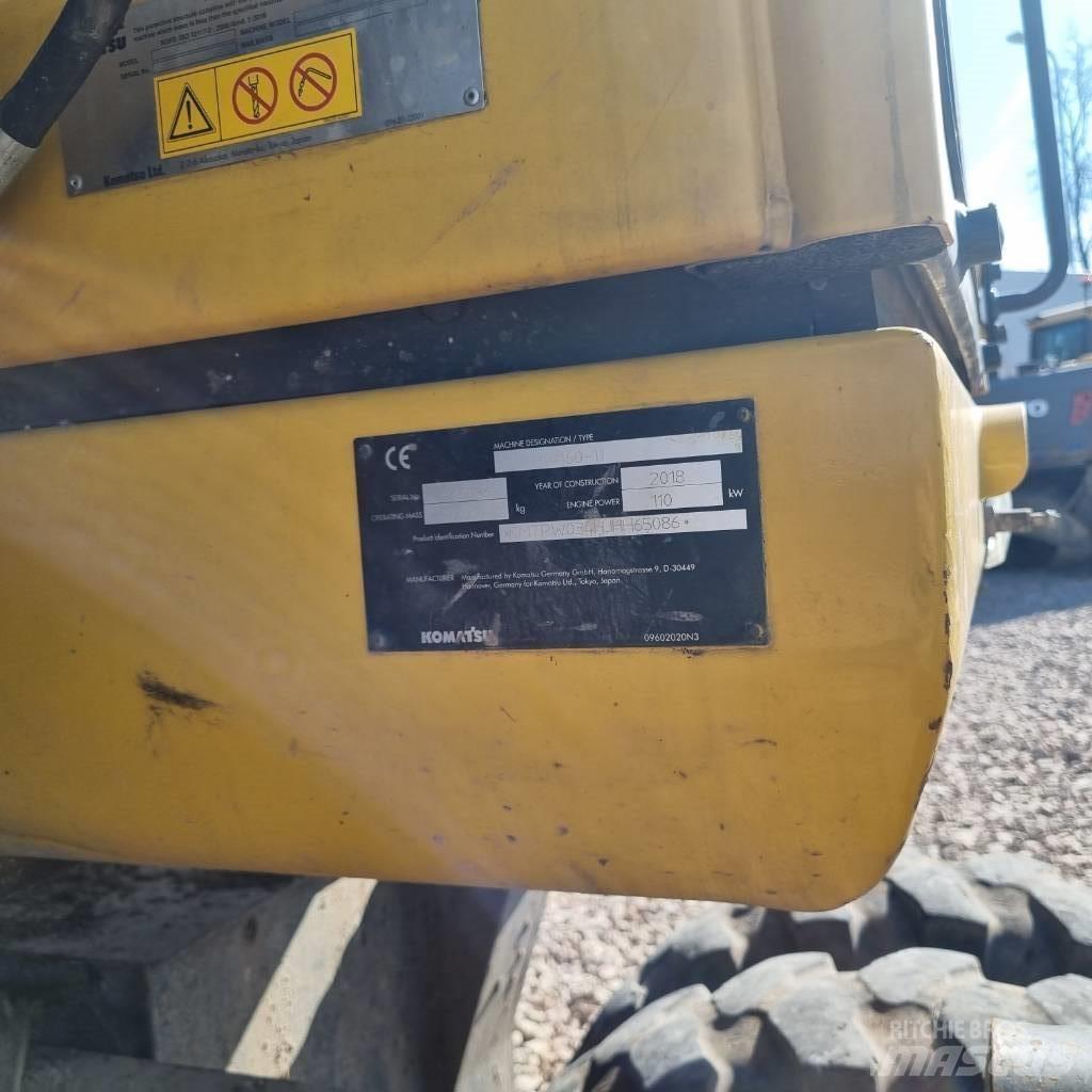 Komatsu PW160 - 11 Koparki kołowe