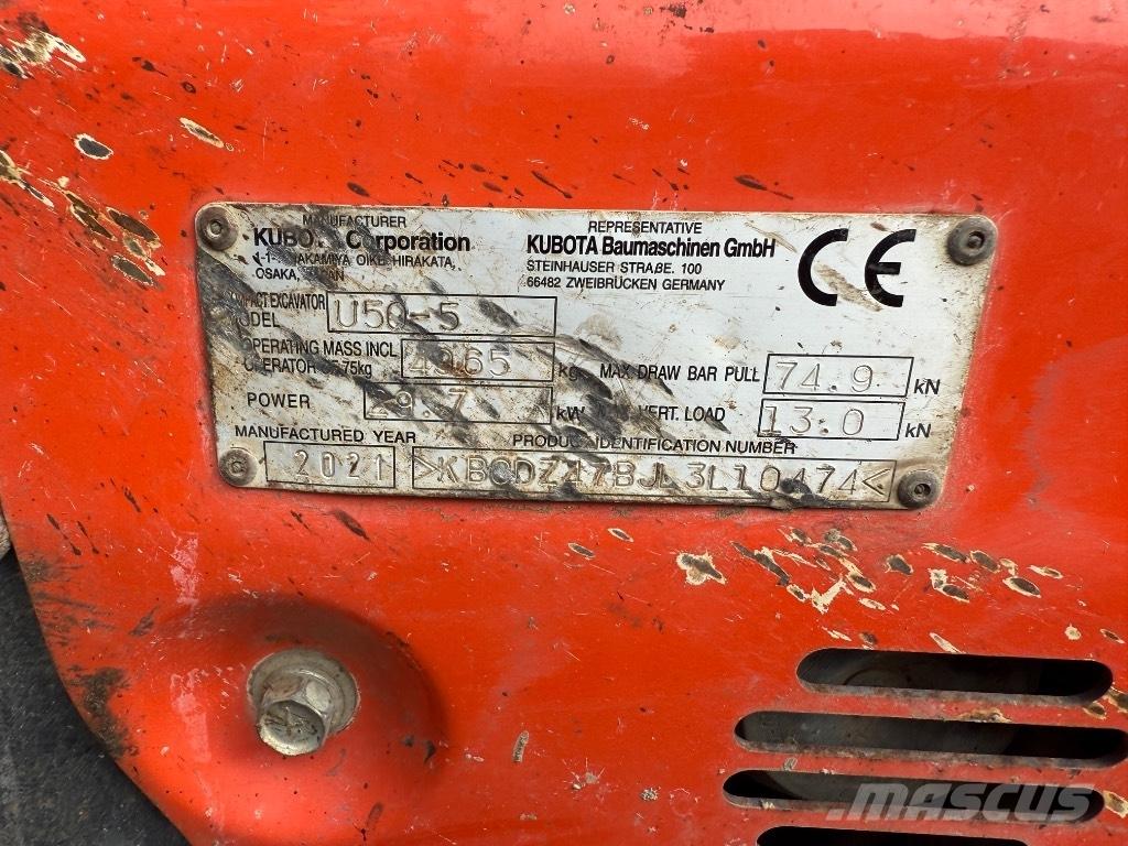 Kubota U 50-5 Minikoparki