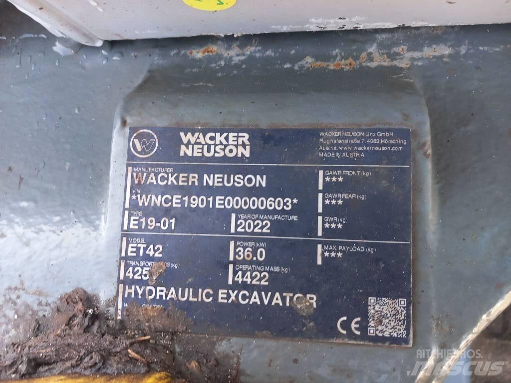 Wacker Neuson ET42 Koparki gąsienicowe