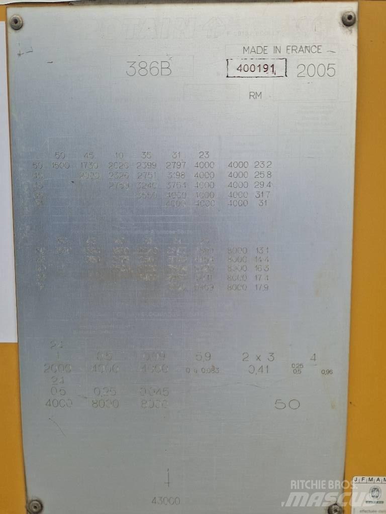 Potain 386B Żurawie samowznoszące