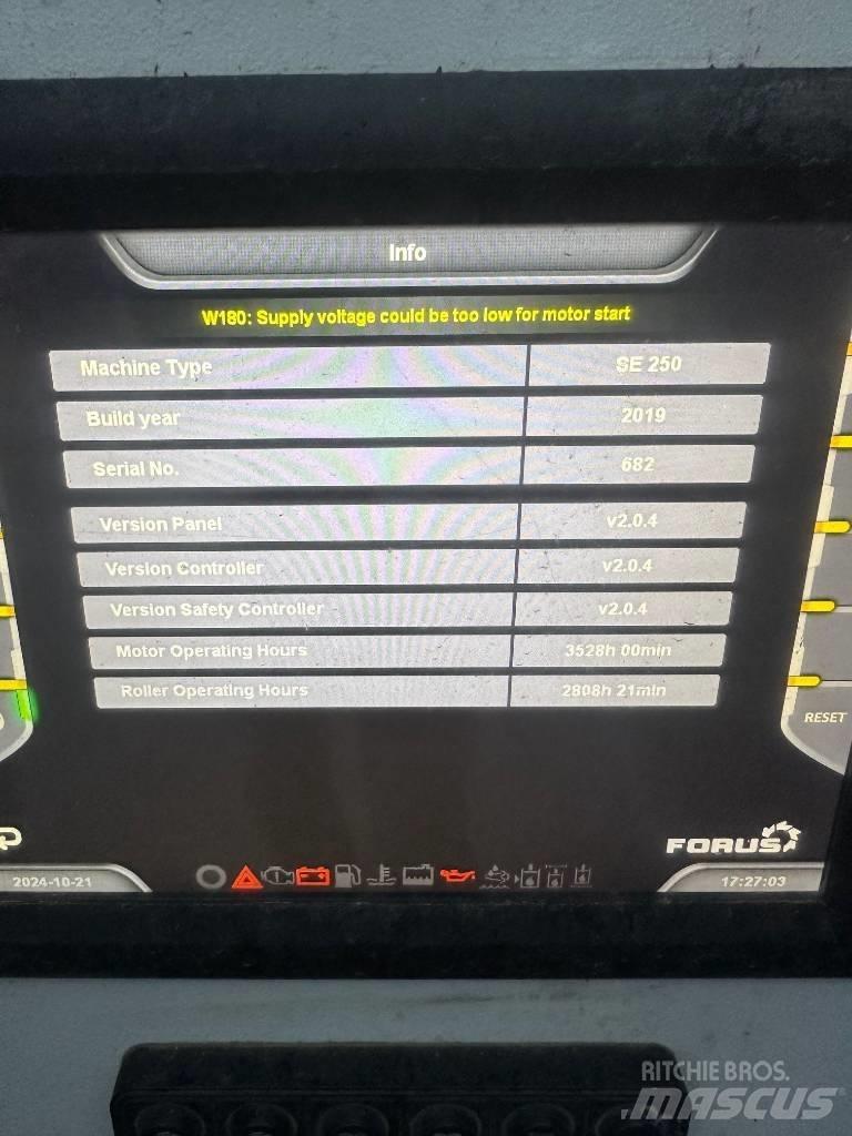 Forus SE250 Rozdrabniacze