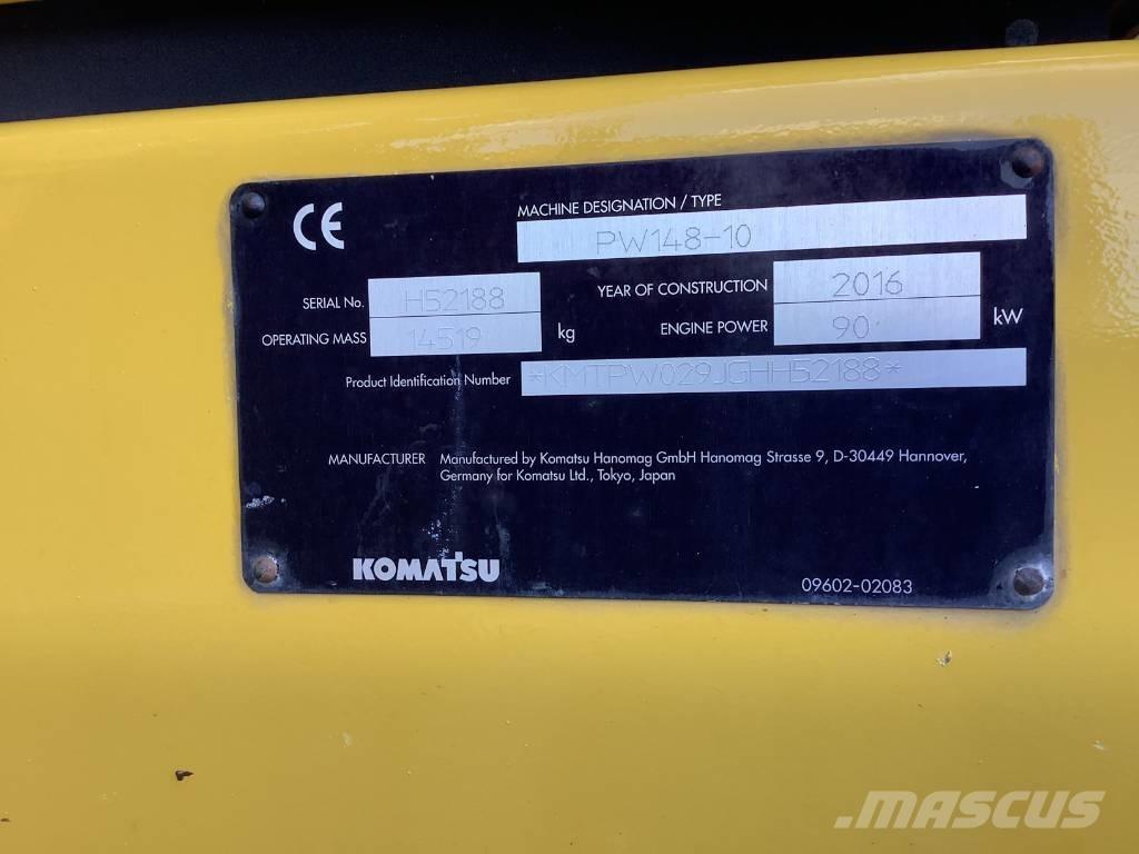 Komatsu PW148-10 Koparki kołowe
