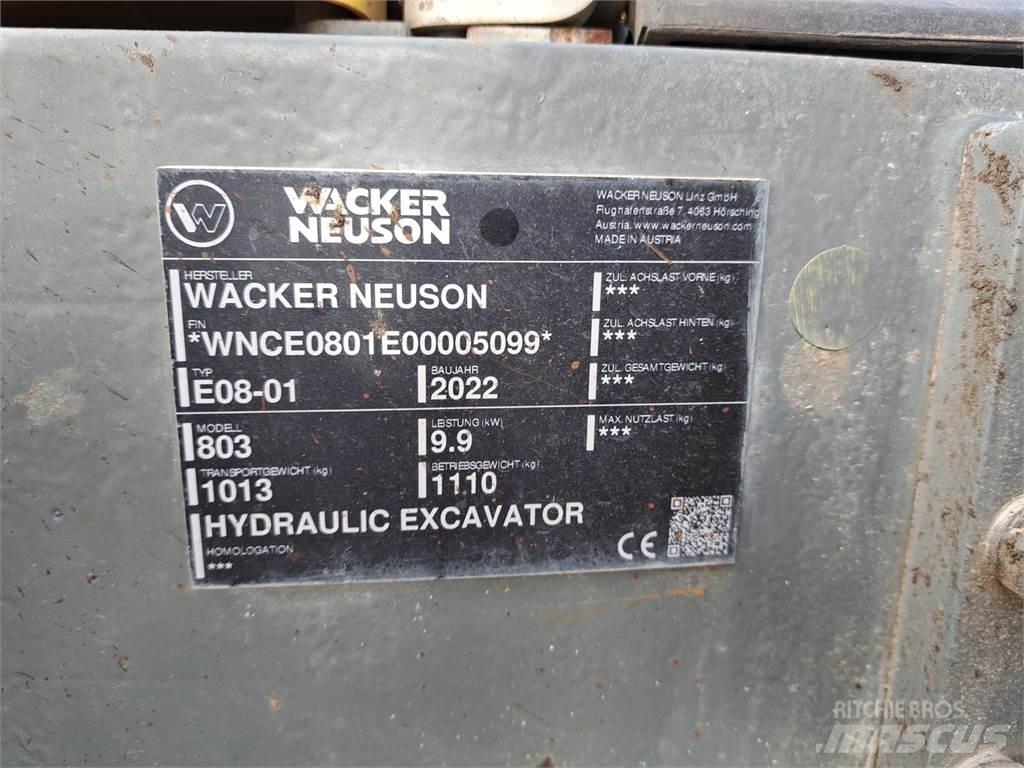 Wacker Neuson 803 Koparki gąsienicowe