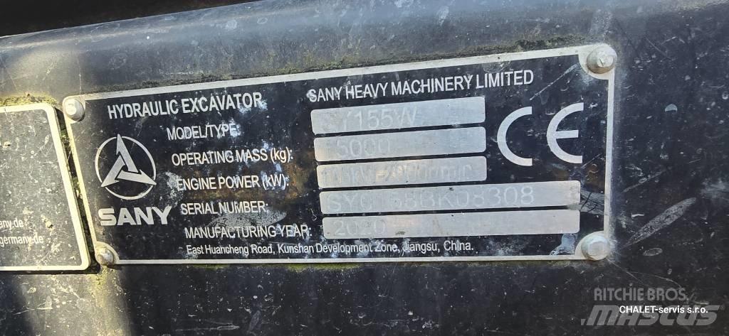 Sany SY 155 W Koparki kołowe