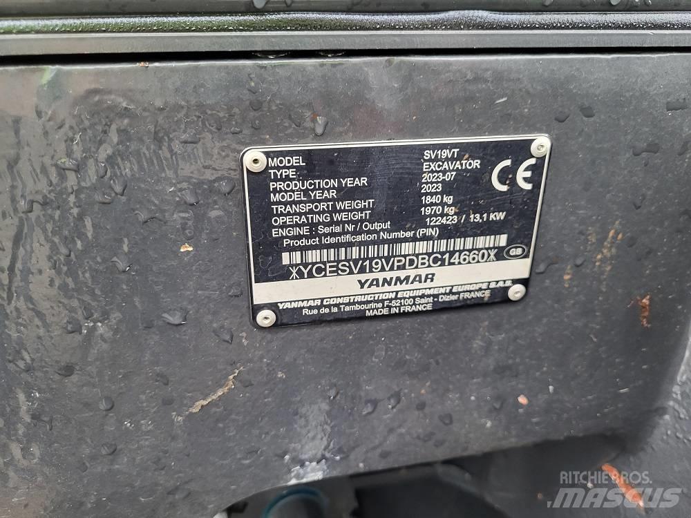 Yanmar SV 19 VT Minikoparki