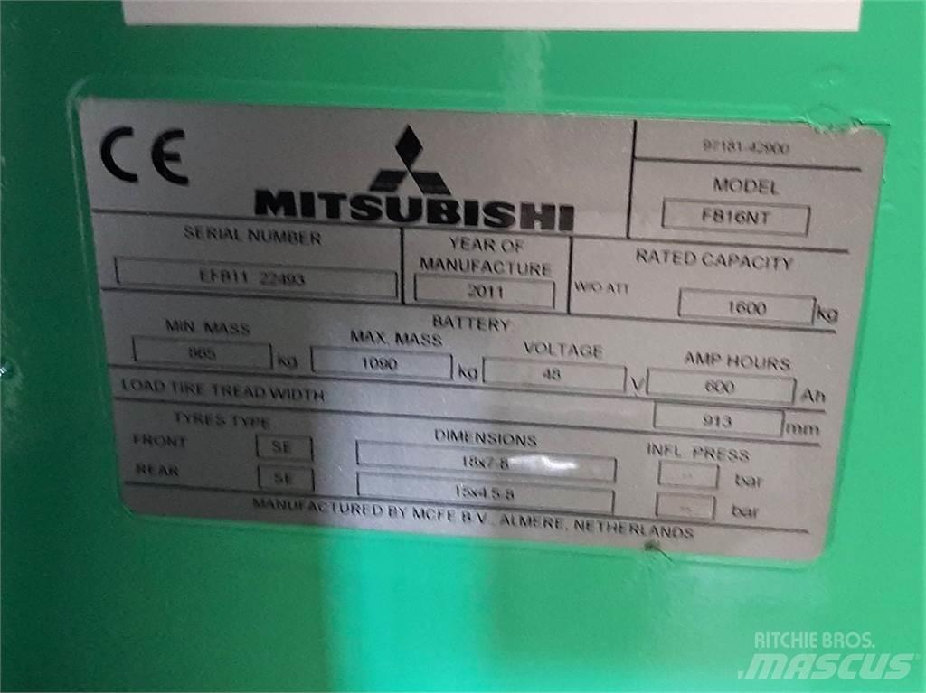 Mitsubishi FB16NT Wózki elektryczne