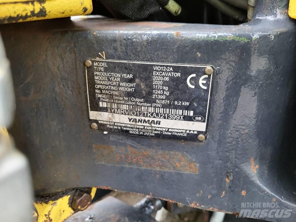 Yanmar VIO12 Minikoparki