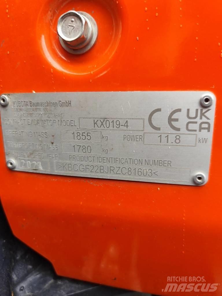 Kubota KX 019-4 Minikoparki