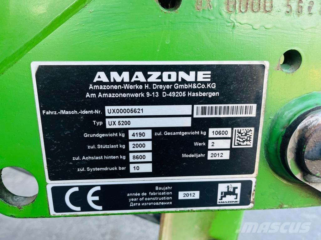 Amazone UX 5200 Opryskiwacze zaczepiane