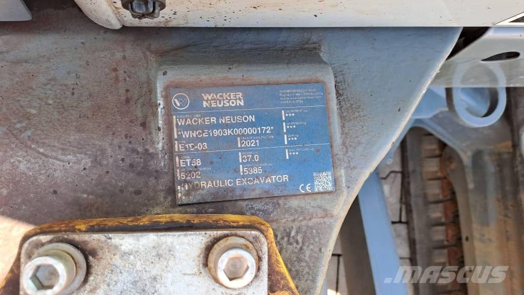 Wacker Neuson ET58 Koparki gąsienicowe