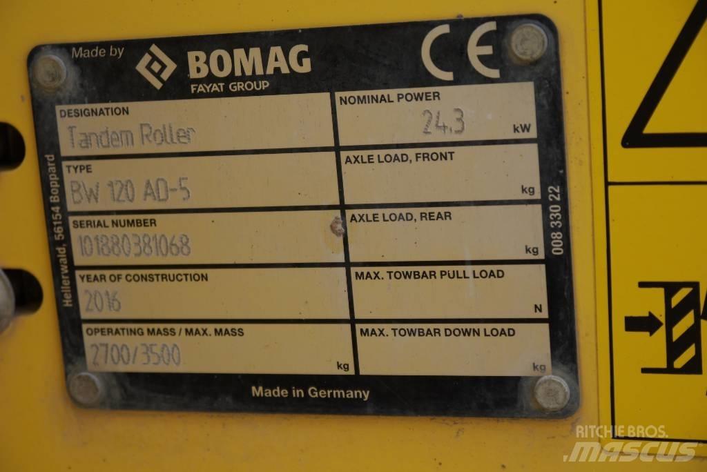 Bomag BW 120 AD-5 Walce dwubębnowe