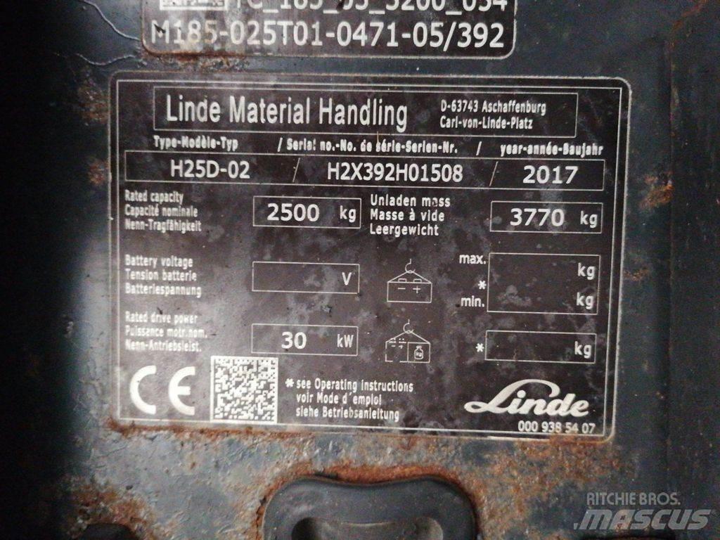 Linde H25D-02 Wózki Diesla