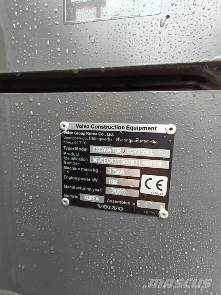 Volvo ECR 355 EL Koparki gąsienicowe