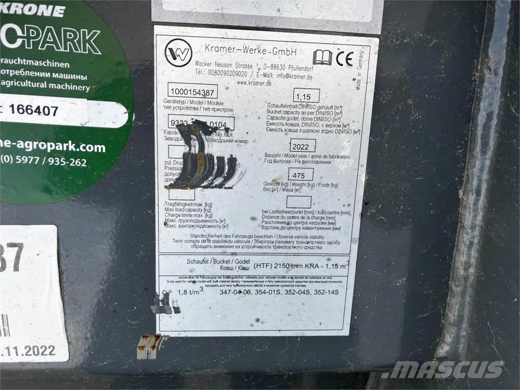 Kramer 2150 mm Akcesoria do ładowaczy czołowych