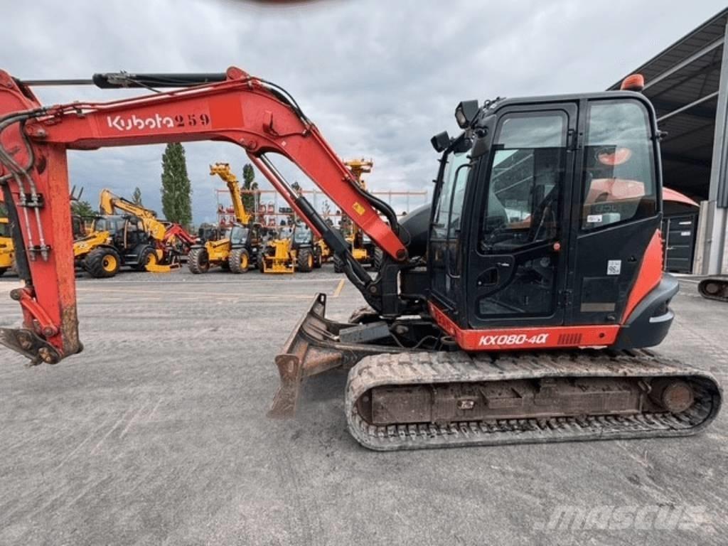 Kubota KX 080-4 Midikoparki  7t - 12t