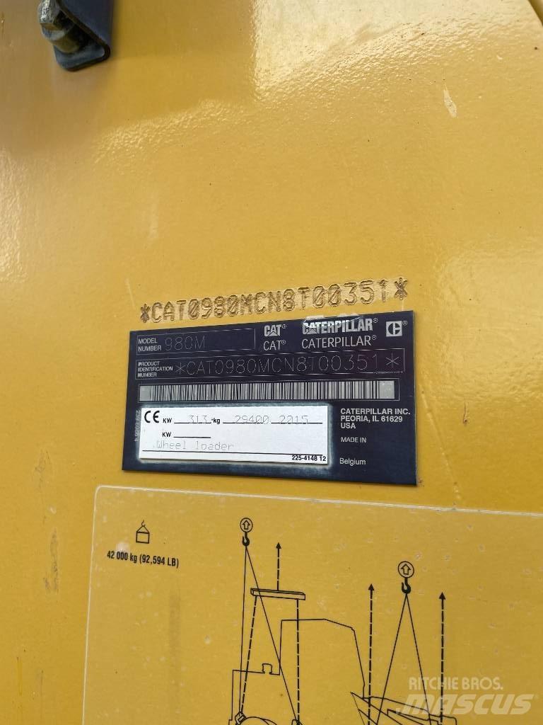 CAT 980M Ładowarki kołowe