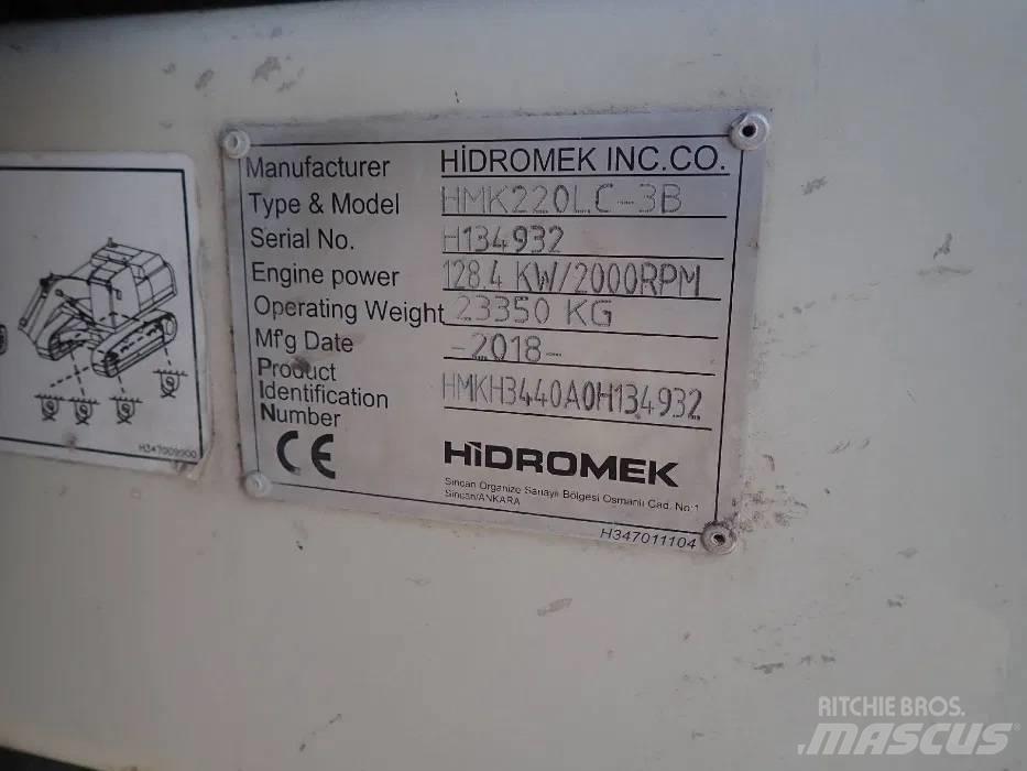 Hidromek HMK 220LC Koparki gąsienicowe