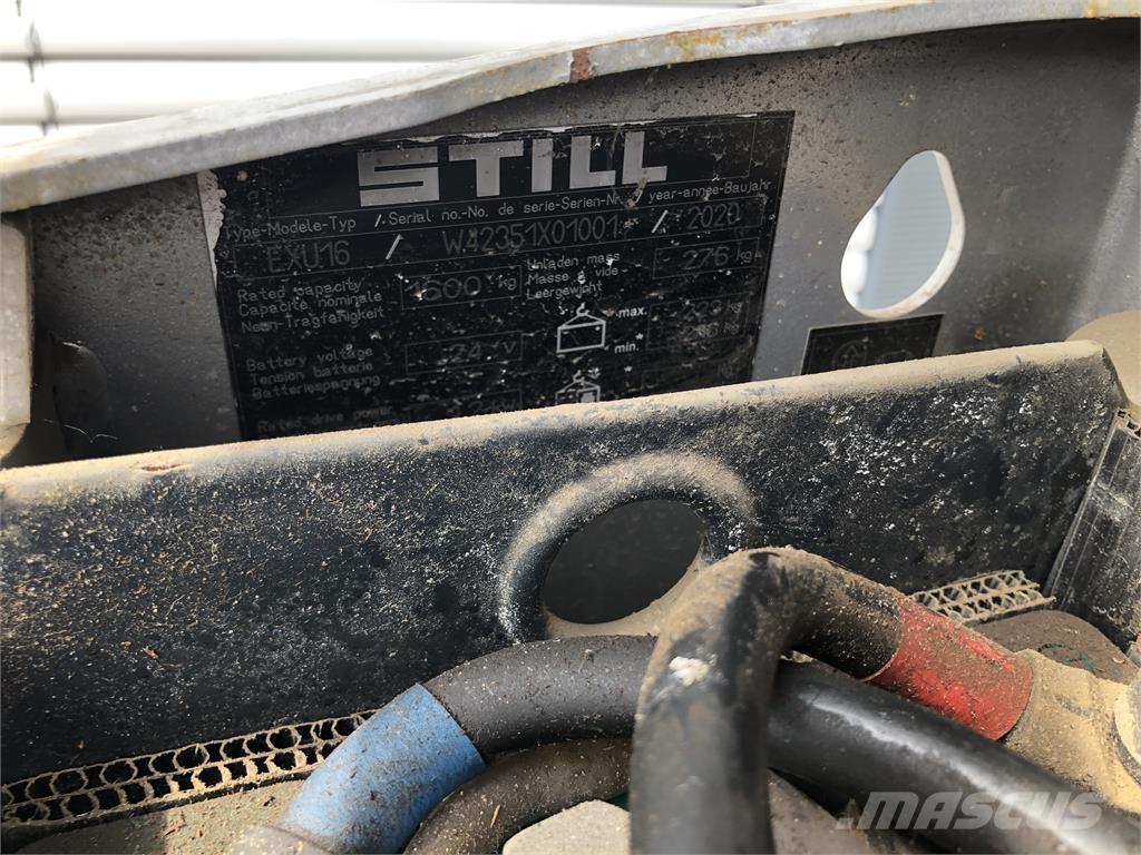 Still EXU16 Wózki widłowe unoszące z dyszlem