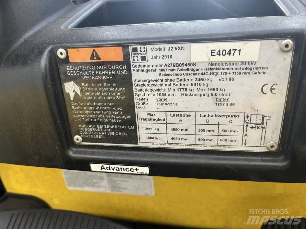 Hyster J2.5XN Wózki elektryczne