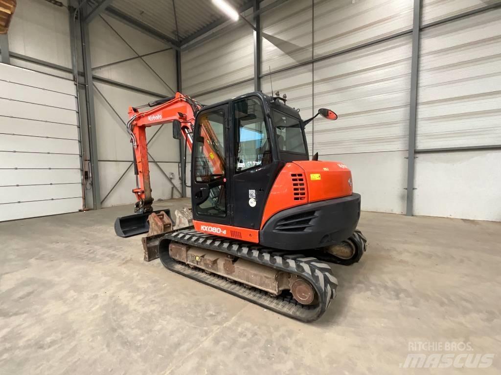 Kubota KX 080-4 Midikoparki  7t - 12t